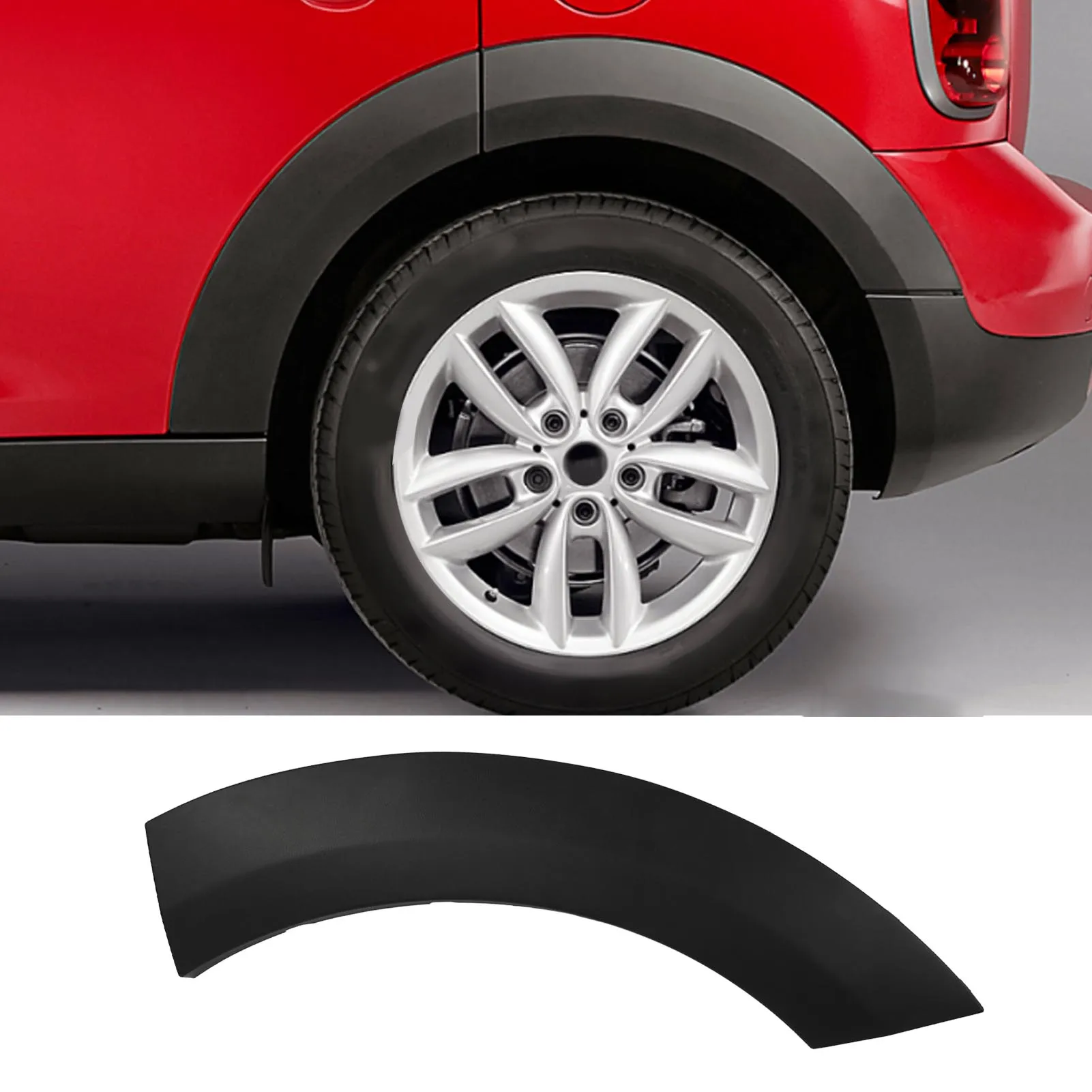 Rear Wheel Arch Trim Stylish Improve Stability Wheel Eyebrow Molding For Countryman R60 2010 To 2016 51779800769 51779800770