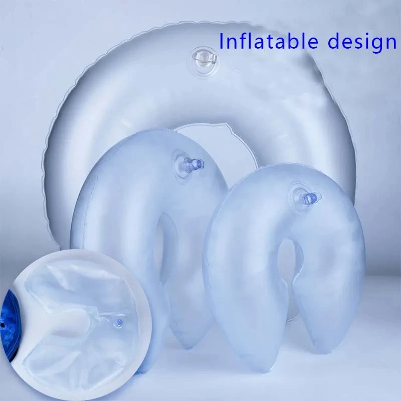 Inflatable Dog Collar Anti-bite Elizabethan Collar for Small Medium Dogs Cats Adjustable Pet Recovery Collar Accessories