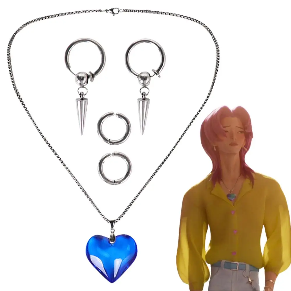 Kpop demon jager SajaBoys Sajaboys jongen Mystery oorbellen Romantiek liefde ketting rekwisieten groep idool Halloween kostuum accessoires