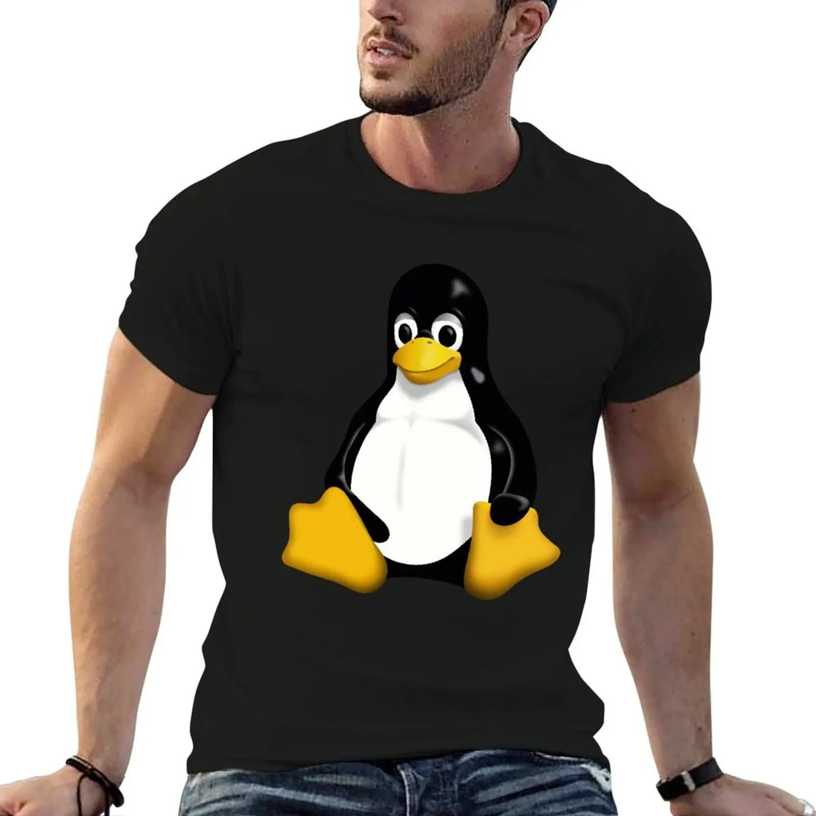 penguin on site T-Shirt t shirt personalised t shirt man designer T-Shirt