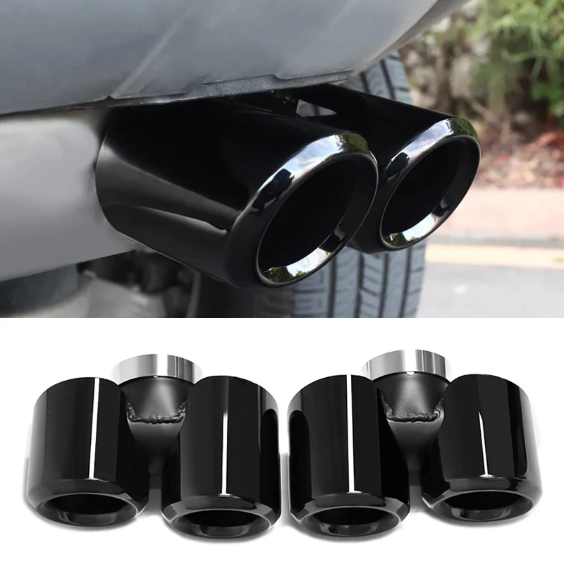 Quad Exhaust Tip For Land Rover Defender 90 Defender L663 110 V8 2020-2024 Rear Car Exhaust Tailpipe Stainless Steel Muffler Tip