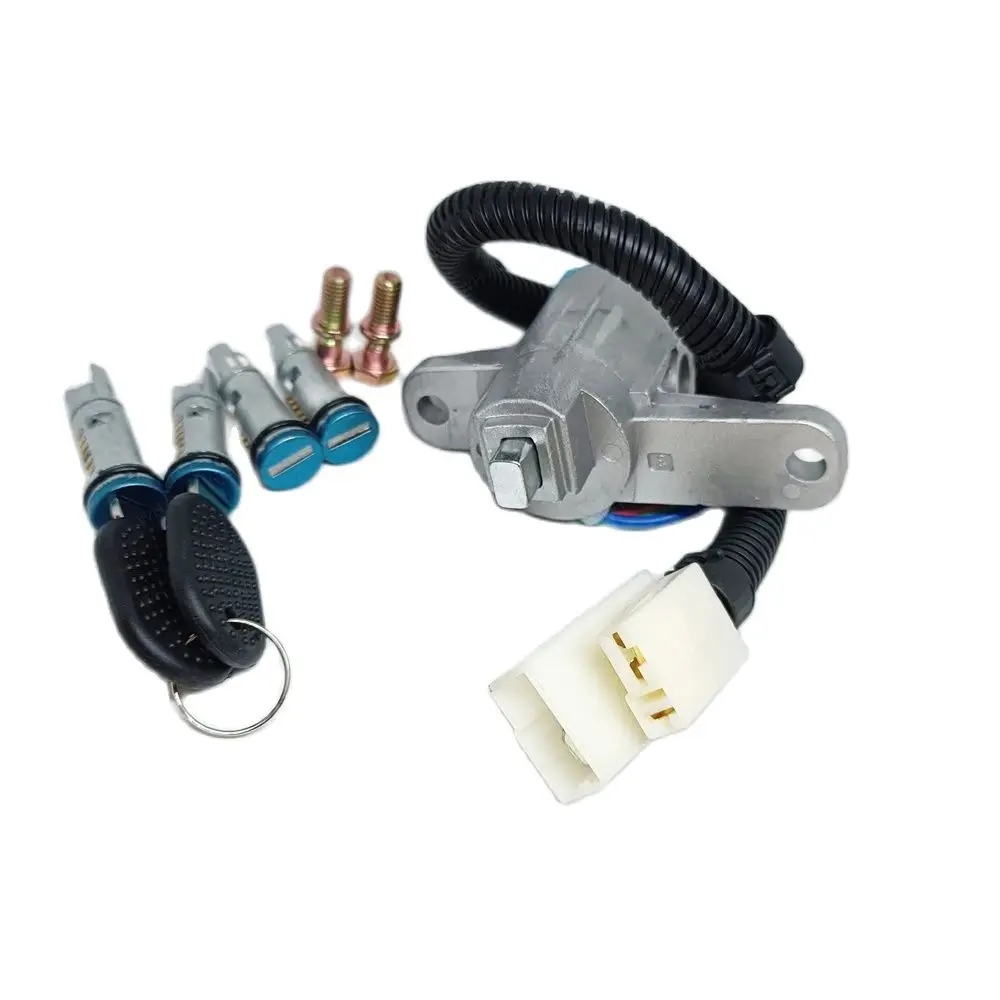 4837683 nuevo cilindro de cerradura de interruptor de cilindro de encendido 2 llaves para Iveco Eurocargo Eurotech Eurotrakker 41040470 504026642