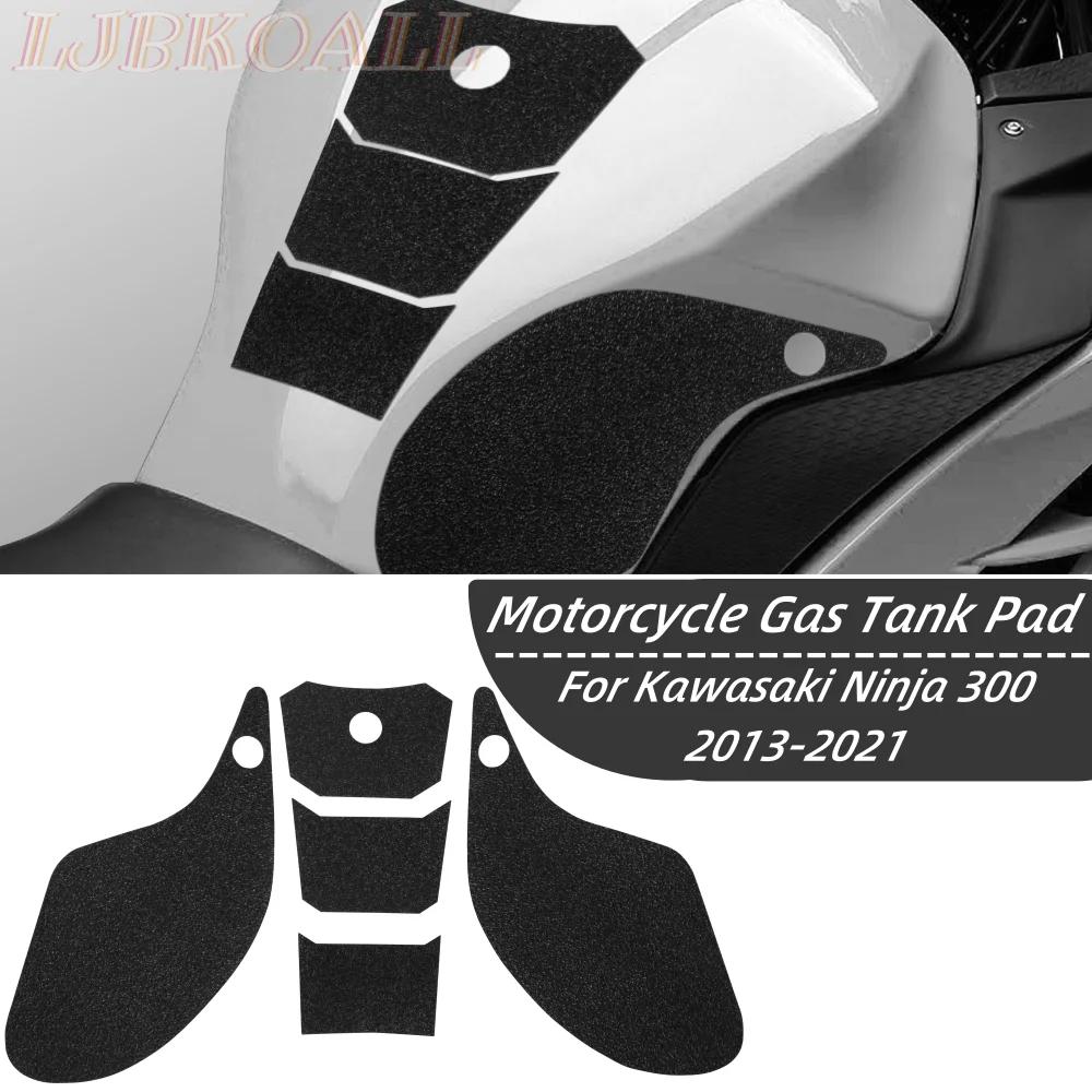 

Ninja300 Gas Tank Pad Stickers Motorcycle Knee Grip Kit Pad Anti Slip Tank Decals Propection For Kawasaki Ninja 300 2013-2021