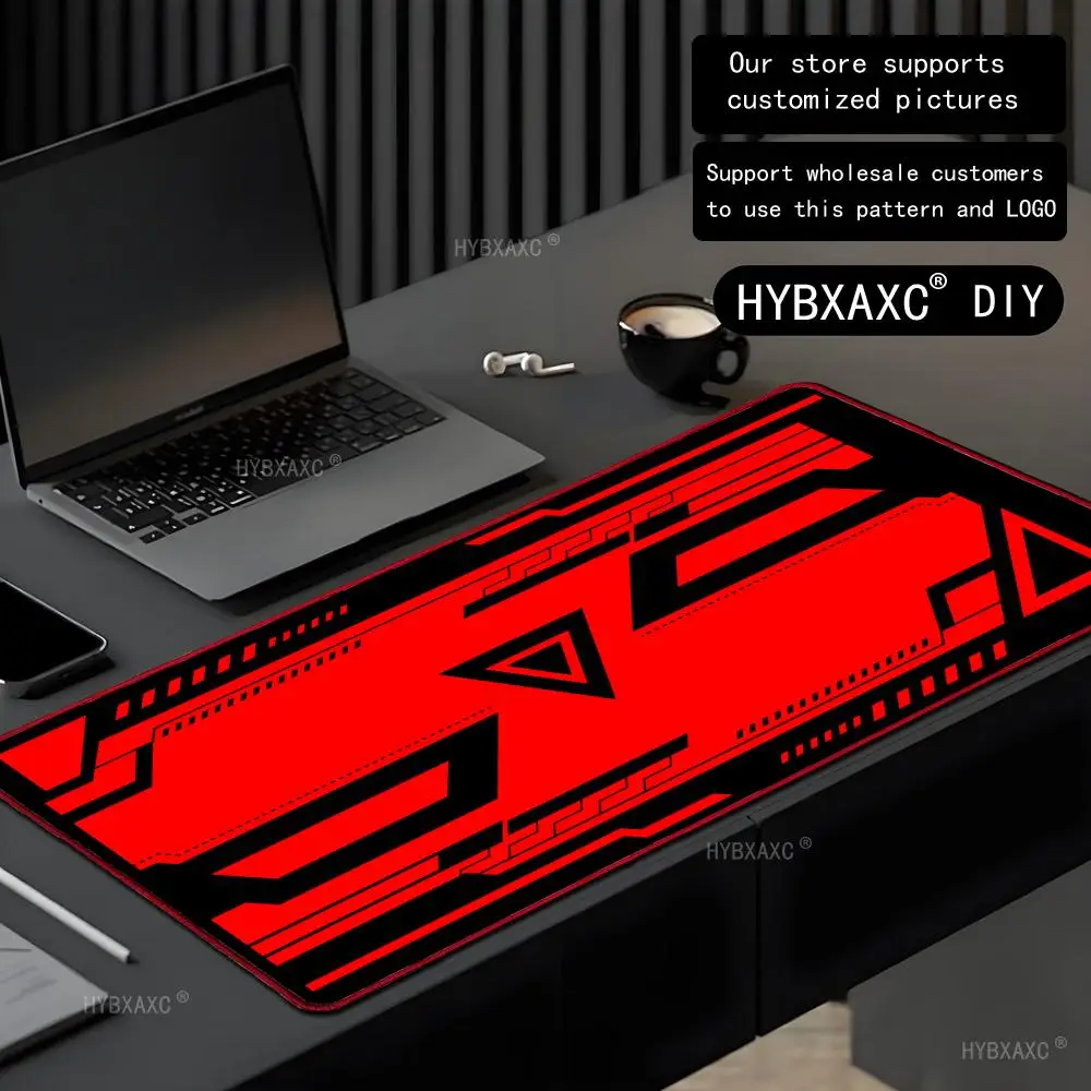 

Black Mouse Pad Large MousePad XXL Desk Mat Gamer Minimalist Color SECTOR V1 Gaming Accessories Desk Pads 1000X500 for Genshin