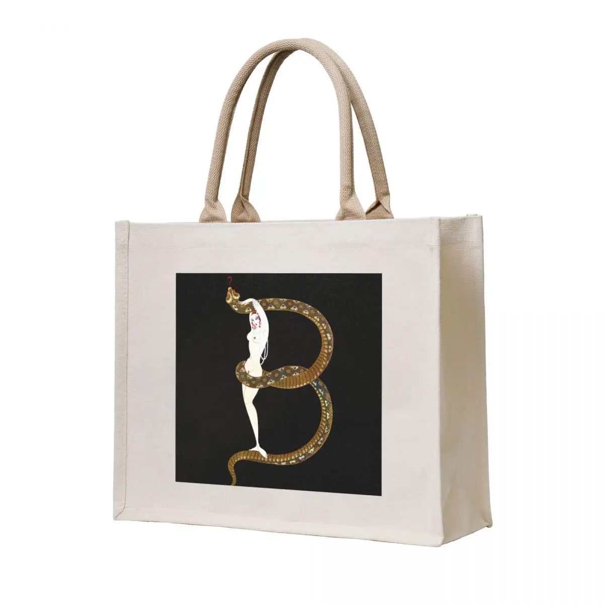 

Erté - The Letter B from the Alphabet Suite, 1976 Tote Bag canvas tote bag Cloth bags tote bag custom