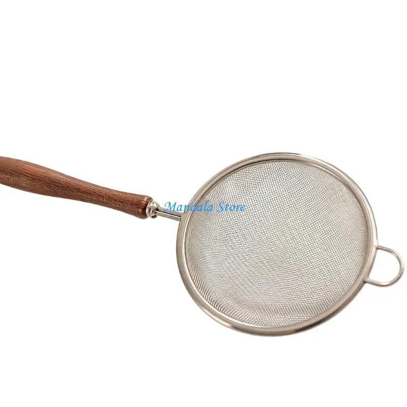 

U2JC Handle Stainless Steel Fine Mesh Strainer For Cooking Baking Kitchen Tool