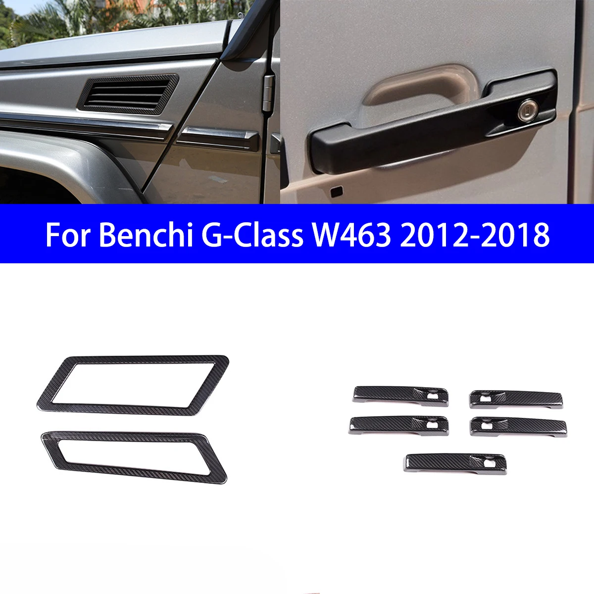 

Suitable for Benchi G-class W463/G500 Large G G63 Babos/G63 AMG Dry Carbon Fiber Exterior Decoration Set Accessories