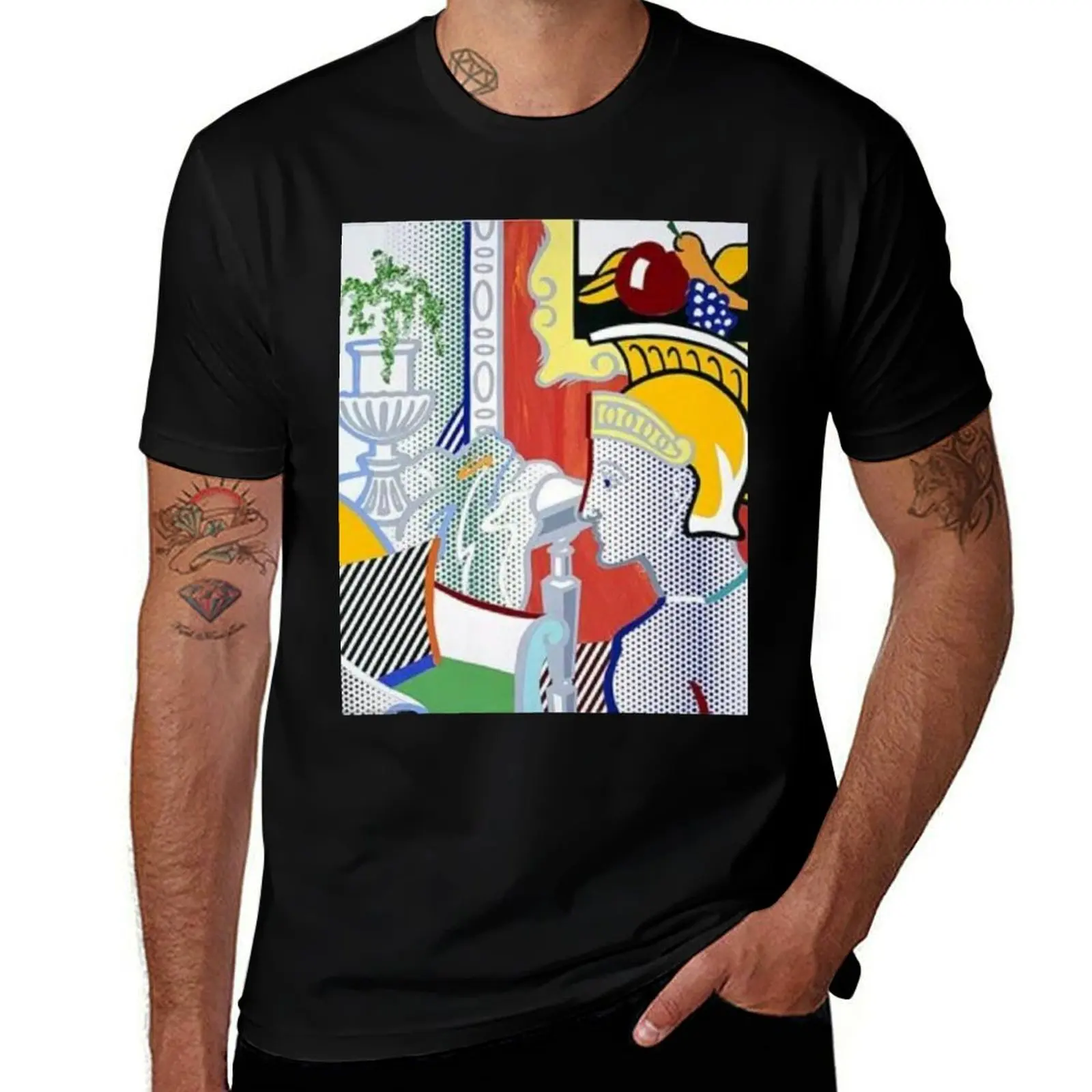 

Famous painting by roy lichtenstein artist T-Shirt t shirts for man graphic funny g man t shirts for men T-Shirt