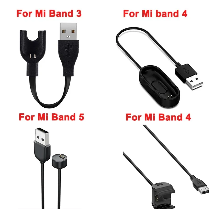 Caricabatterie USB magnetico per Xiaomi Mi Band 2 3 4 5 8 cavo di ricarica USB adattatore Dock di ricarica per caricabatterie Smart Watch Miband 3 4 5
