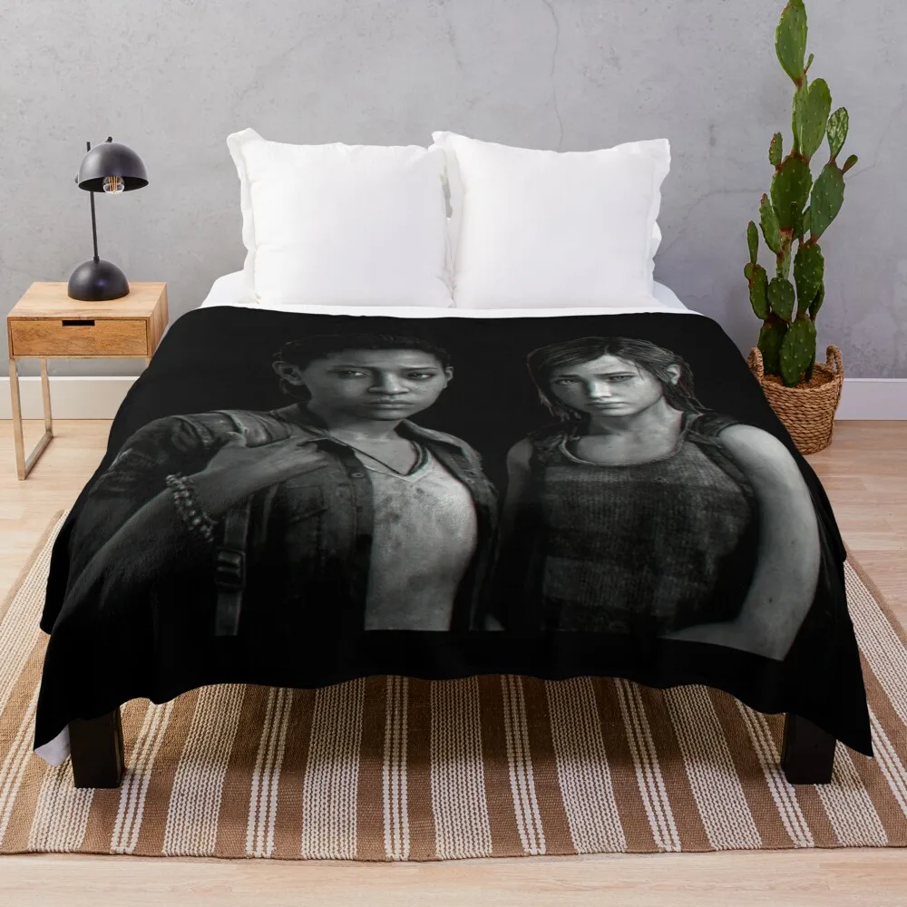 

The last of us Throw Blanket Decorative Sofa Shaggy manga Blankets