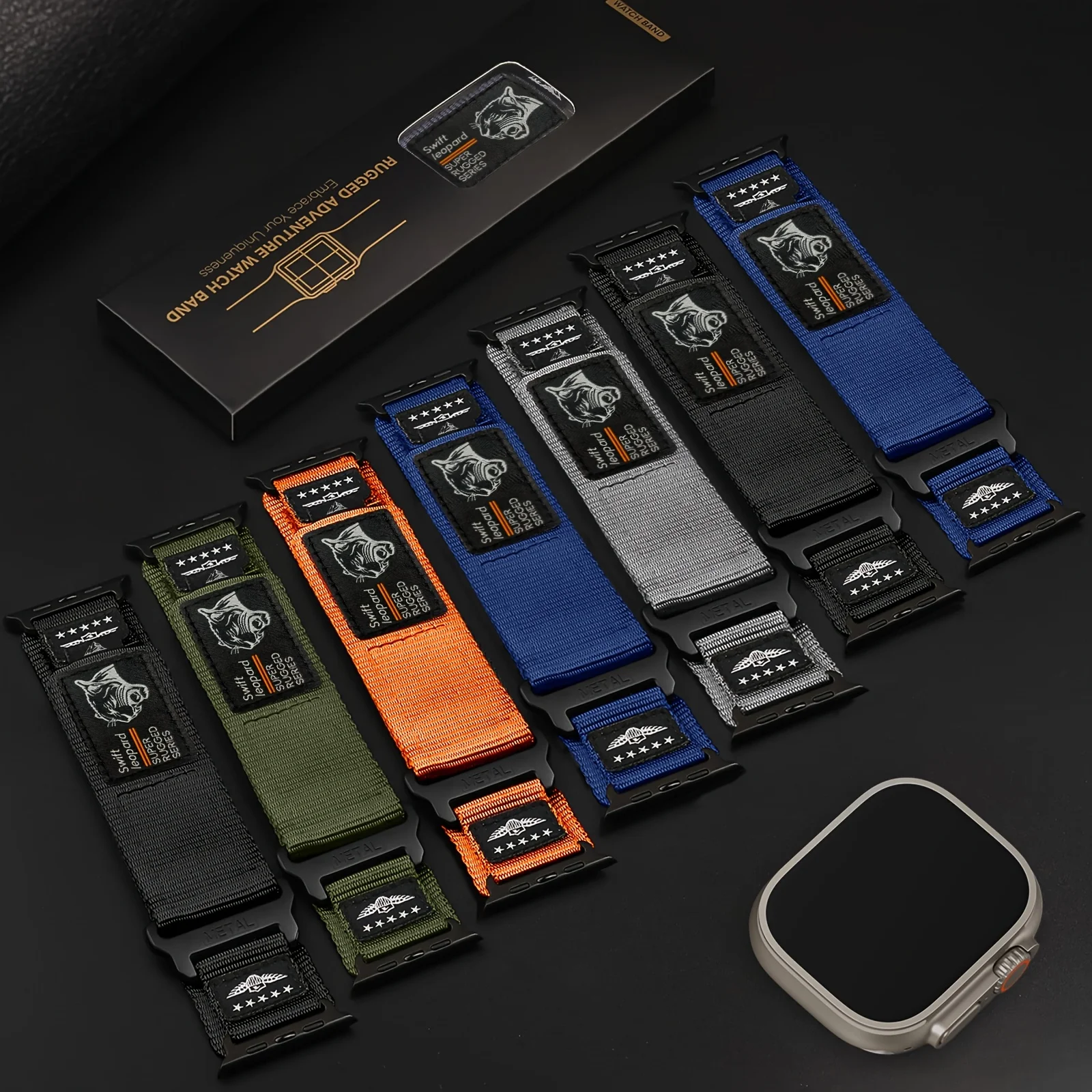 

Trail loop for Apple watch band 44mm 40mm 45mm 41mm 49mm 38mm 42mm correa bracelet iWatch series 7 5 6 ultra 2 3 se 8 9 10 strap