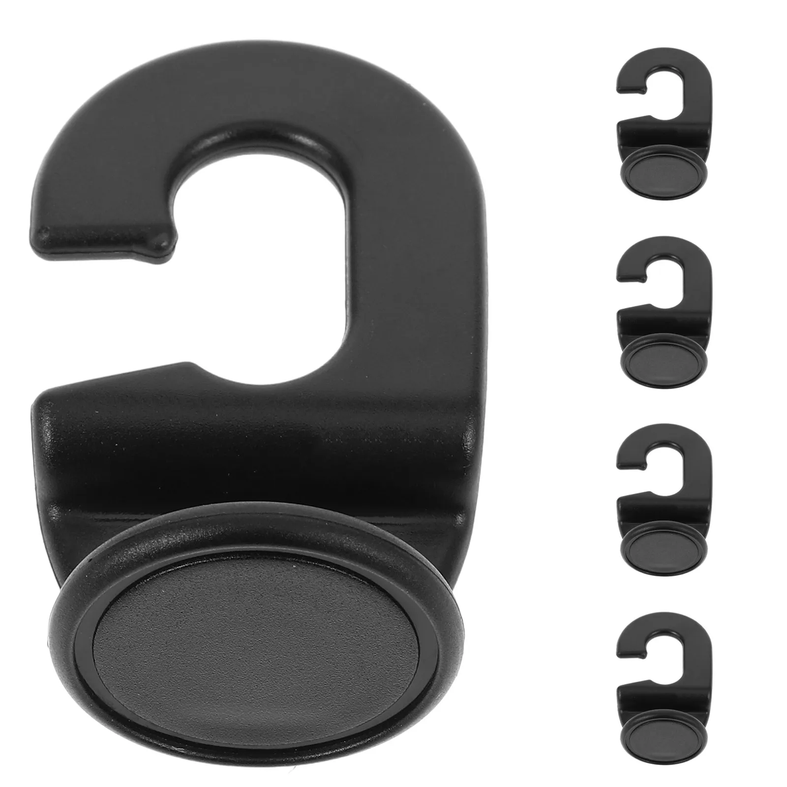 

5Pcs Car Seat Back Hooks ABS Black Hidden Headrest Hooks Car Organizer for Purse Grocery Bags Coat Hanger Seat Organizer
