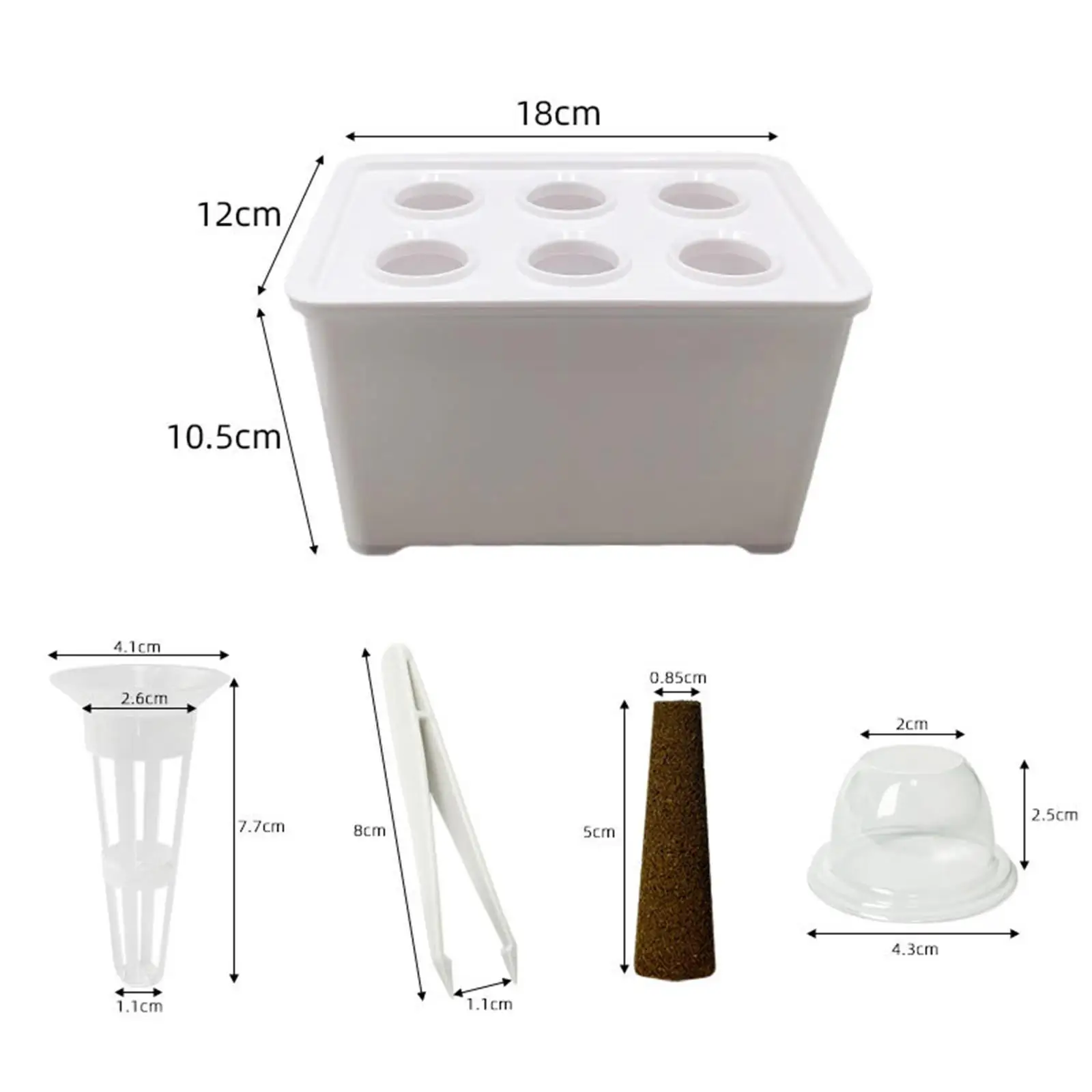 Hydroponics Growing System Kit Pflanzbehälter für den Hotelmarkt im Freien