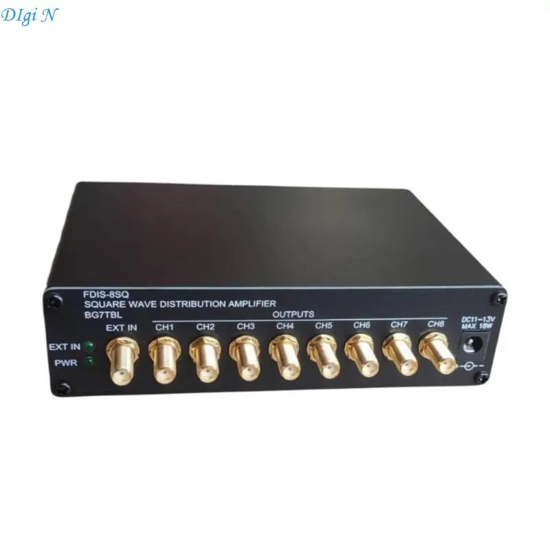 

8 Channel Clock Distributor With SMA Connector OCXO Frequency Metal FDIS-8SQ R2LB