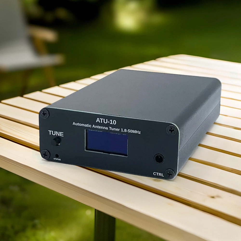 ATU-10 موالف هوائي تلقائي 1.8-50 ميجا هرتز هوائي موالف تلقائي 0.91 بوصة شاشة OLED