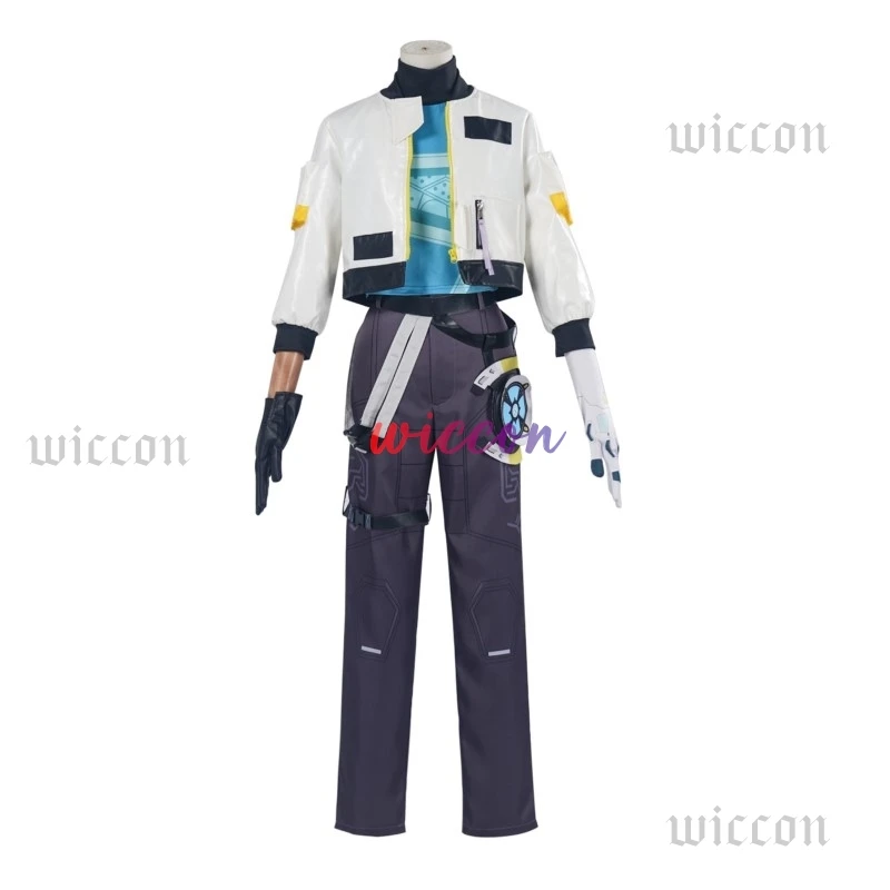 Valorant Deadlock Cosplay Costume Disguise for Adult Women Fantasia Uniform Set Jacket Pants Outfits Halloween Carnival Suit