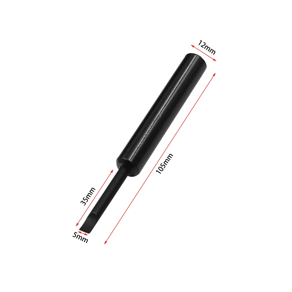 Watch Repair Tool Watch Back Opener Watch Repair Black Handle Aluminum Alloy Handle Carbon Steel Blade Stainless Steel Blade