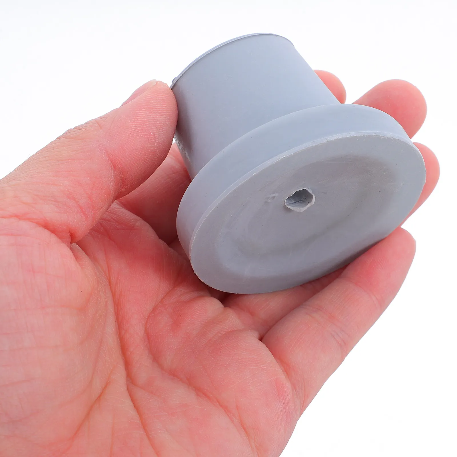 4Pcs Shower Chair Rubber Feet Pads Non-Slip Replacement Tips Bath Chair Leg Caps Angled Rubber Covers Stable Foot Stool Covers