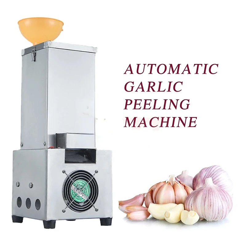 110V / 220V Electric Garlic Peeling Machine Commercial Stainless Steel Peeling Machine Food Processing Machine view 4