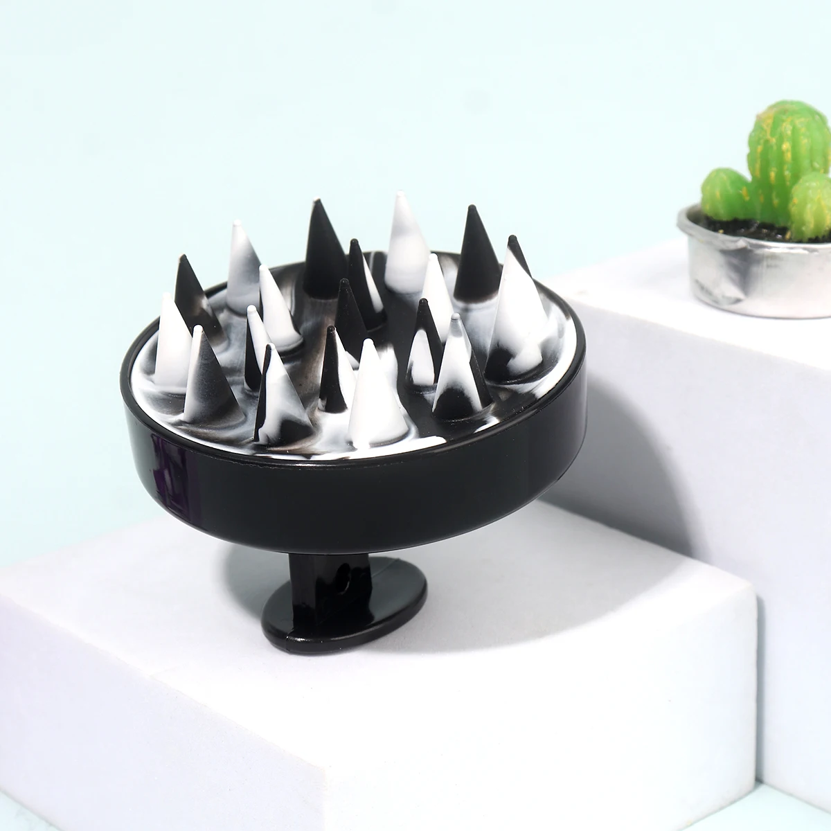 1 قطعة فرشاة شامبو سيليكون مشط تدليك فروة الرأس تنظيف فروة الرأس تدليك الجسم فرشاة حمام أدوات صالون الشعر الخاصة للشعر المستعار الحقيقي #1