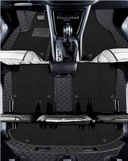 

Good quality, Custom car floor mats for Mercedes Benz GLS 63 AMG X167 2025-2020 6 7 seats double layers carpets for GLS63 2024