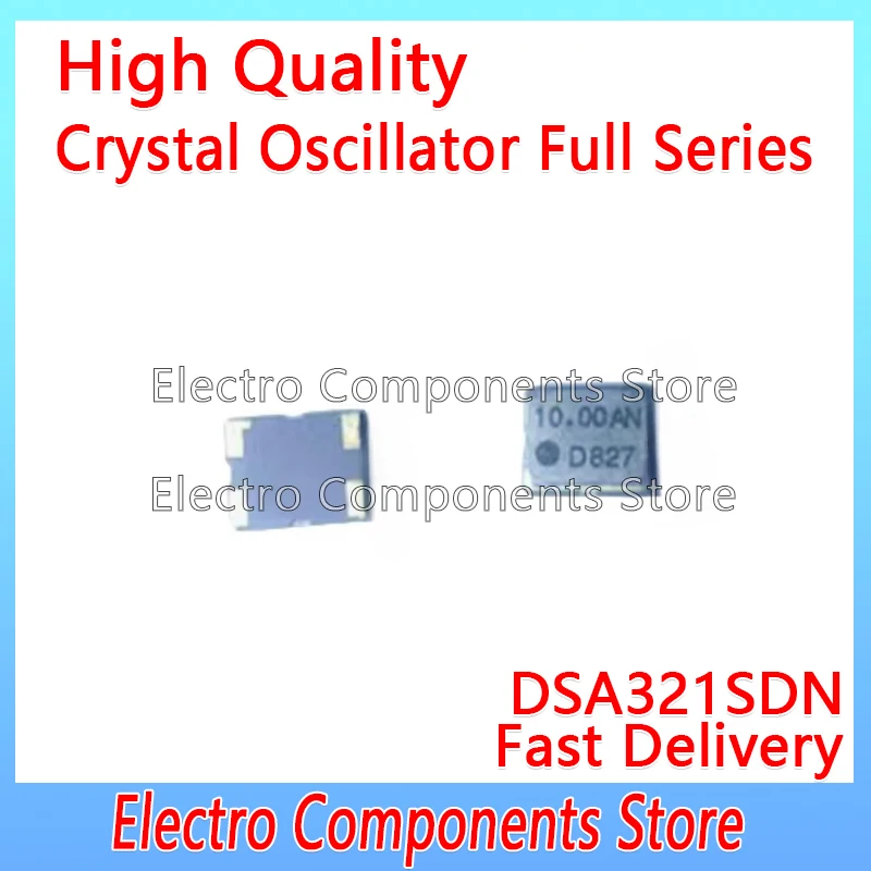 2PCS VC-TCXO VCTCXO 3225 10M 10MHZ 10.000MHZ DSA321SDN Temperature Compensated Crystal Oscillator 1.8V-3.3V 3.2x2.5mm SMD