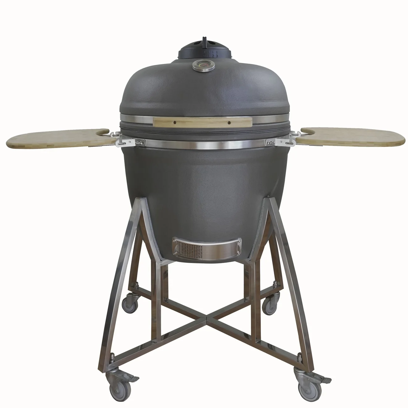 

AUPLEX 26-Inch Kamado Outdoor Kitchen High-Level Green OEM BBQ Grills Modern Egg BBQ Smoker Adjustable Clay Garden Supplies