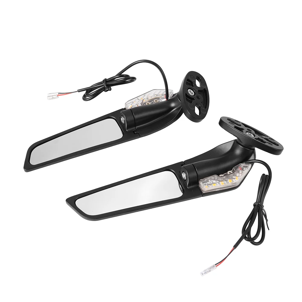 For YAMAHA YZF R6 R1 R25 R3 R125 R15 Motorcycle Mirror Modified Wind Wing Adjustable Rotating Rearview Mirror Moto Accessories