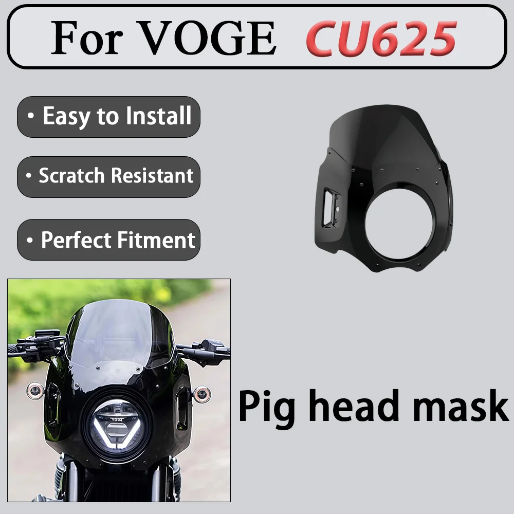 For VOGE CU625 Automatic Transmission Pig Head Air Deflector for Vehicle Front Line Trimming - Automotive Accessory