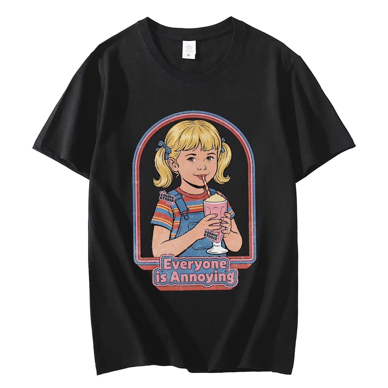 Everyone Is Annoying Funny Meme T Shirt High Street Fashion Trend Short Sleeve T-shirt Men Women Harajuku Y2k Oversized T-shirts