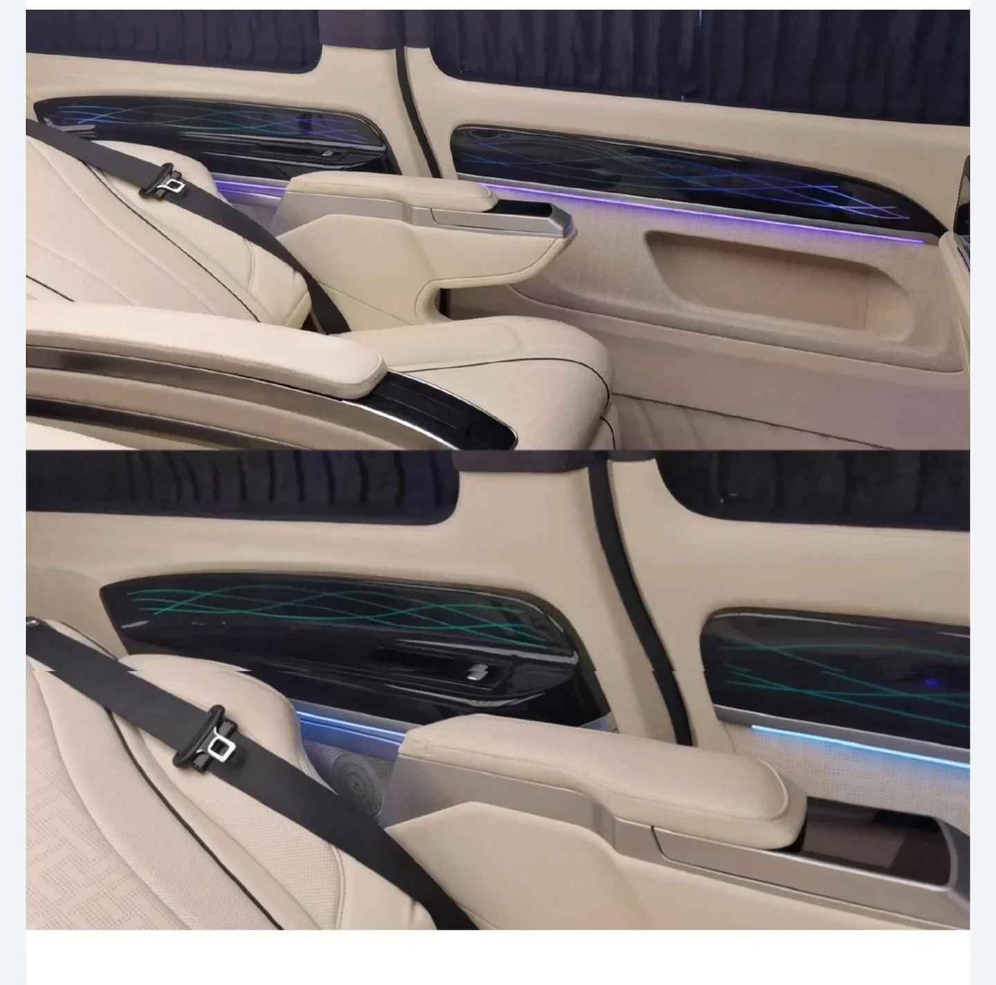 Sell WellFactory Direct Sales Business Car Side Wall Panel W447v 220d Door Panel Side Wall Flowing Water Flow Light Atmosphere L