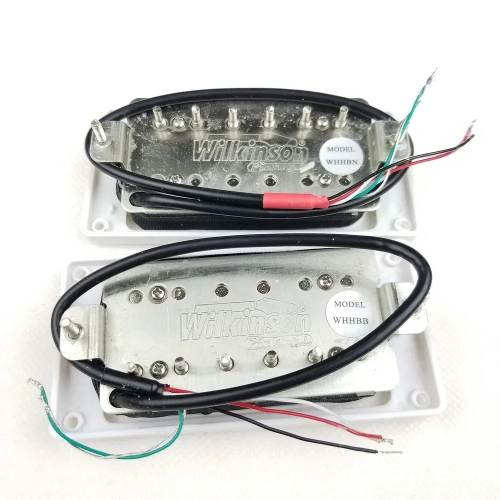 Tienda Beyond Music Shop--NUEVO Juego de pastillas Humbucker Wilkinson White WHH(N+B) WVSM para guitarra