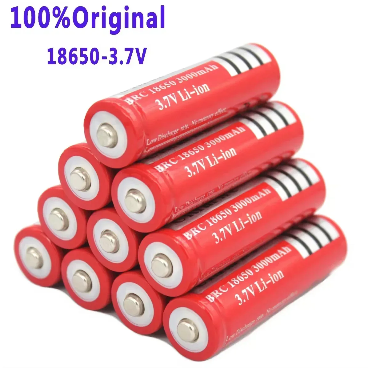 18650Batterie 3,7V 3000mAh Wiederaufladbare Liionsbatterie Für Led Taschenlampe Torch Batery Litio Batterie rechargeable battery