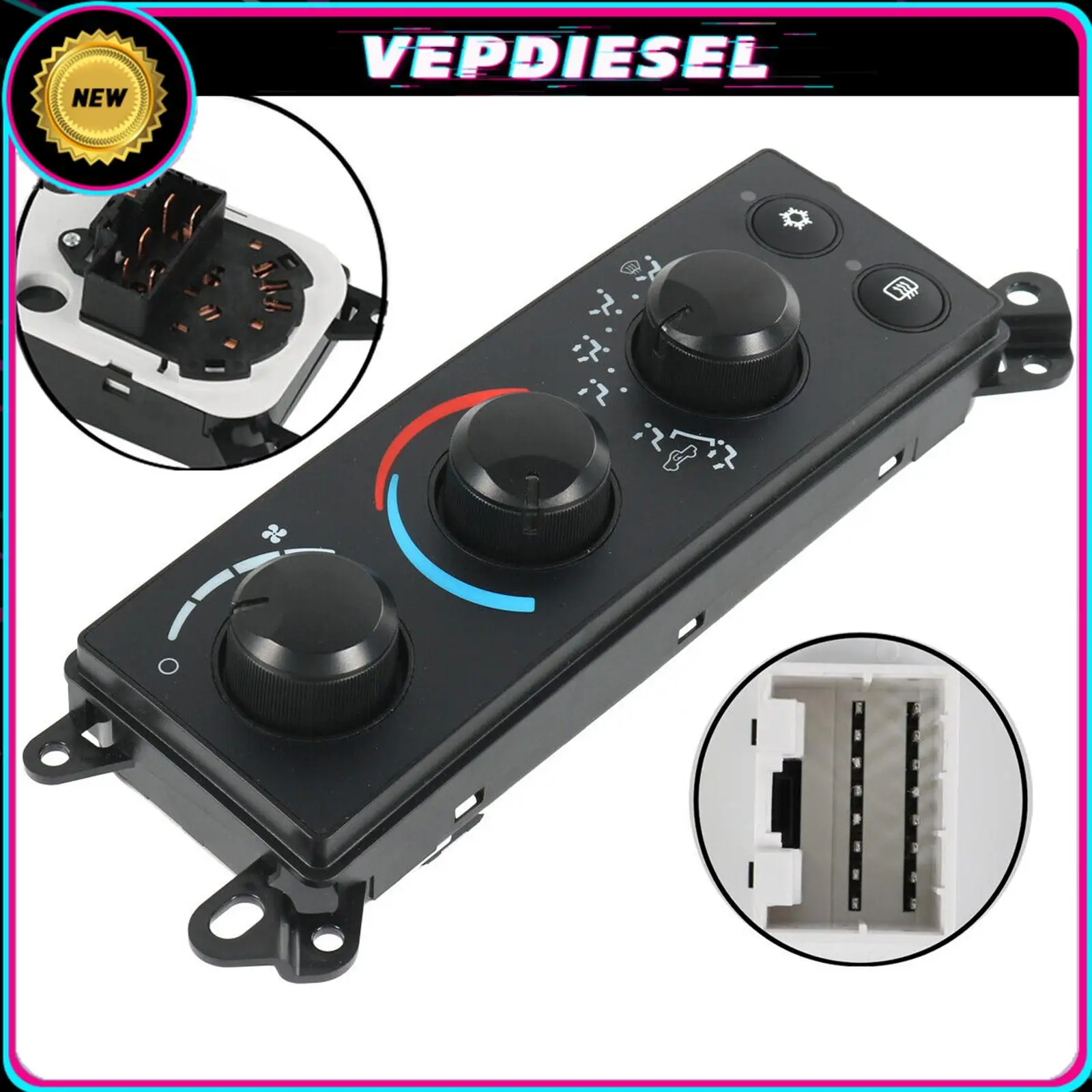 

AC Heater Climate Control Temperature Control For Dodge Ram 1500 2500 3500 2006-2008 & Dakota 2005-2011 55056569AE P55056569AD