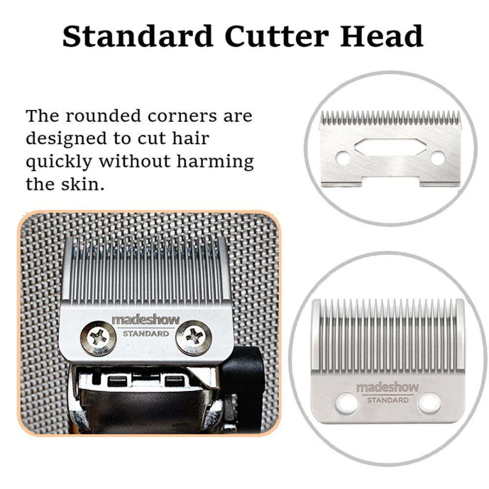 Оригинальные лезвия машинки для стрижки волос Madeshow M5 M10, электрическая машинка для стрижки волос из нержавеющей стали, триммер для волос, лезвие для головки