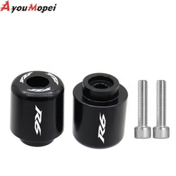 Motorcycle Handlebar Bar End Plug Caps Handle Weight Anti Vibration Silder Parts For YAMAHA YZF R6 2006-2020 Grips Accessories