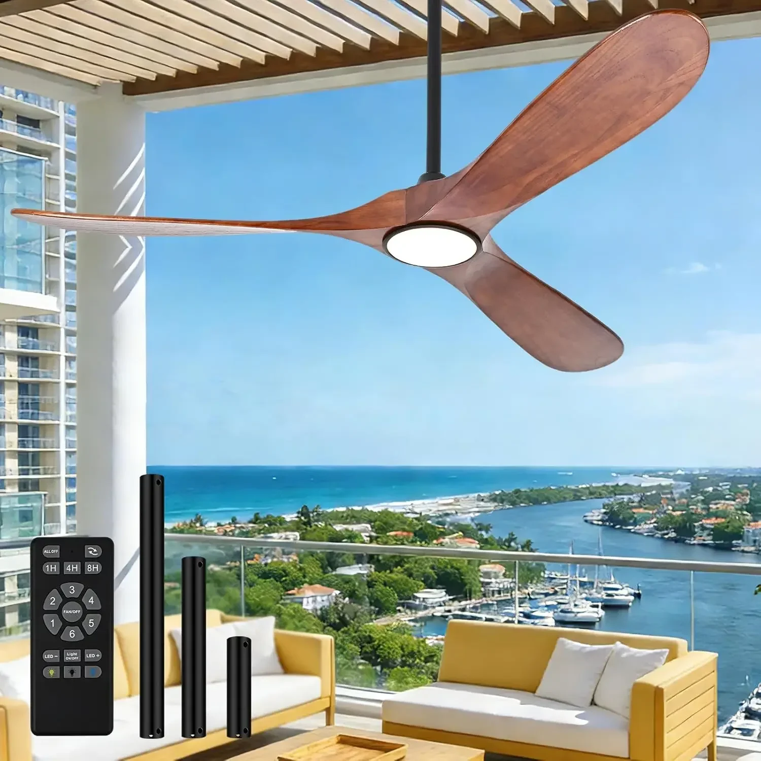 72" Ceiling Fan Wit…
