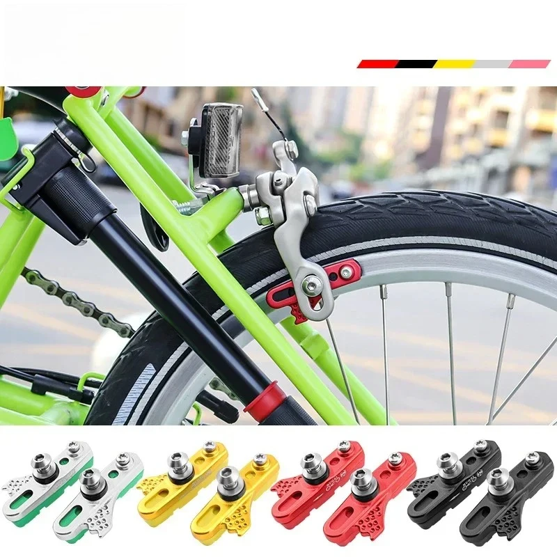 

Folding Bike C-brake Caliper Brake Shoes Replaceable Matte Brake-block For Aluminum Rim Bicycle Parts