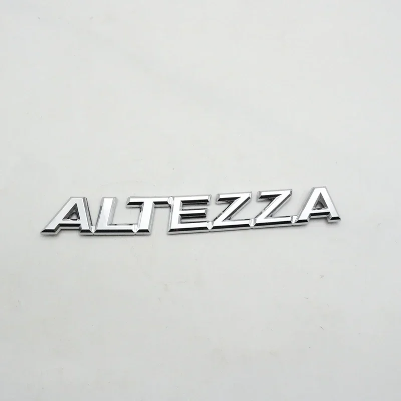 Car Sticker Altezza Emblem Logo Badge Chrome Letter Rear Trunk Decal For IS200 IS300 2001-2005