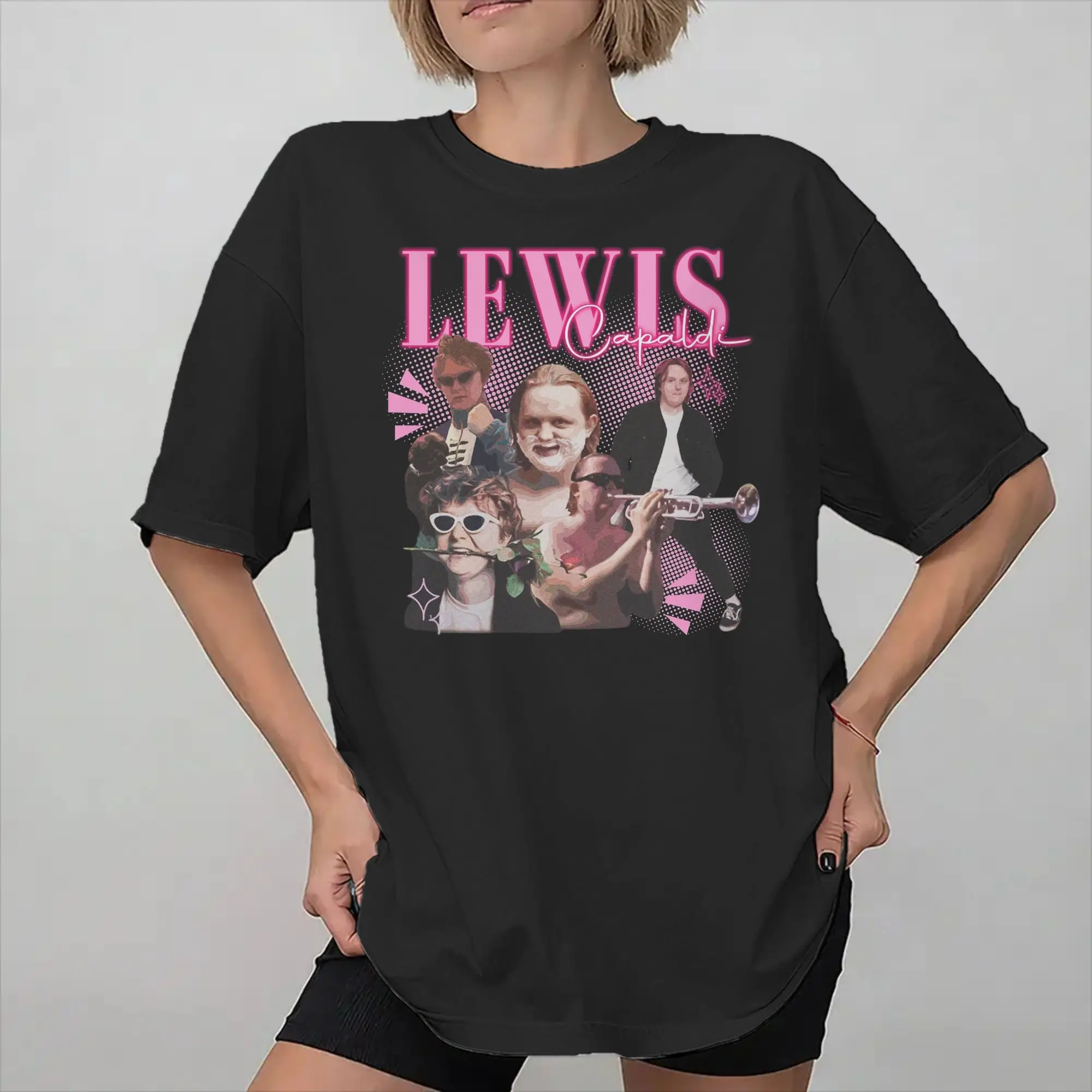 Lewis Capaldi Tour 2026 Printed T Shirts Men Women  100% Cotton  Tee Shirt Clothes