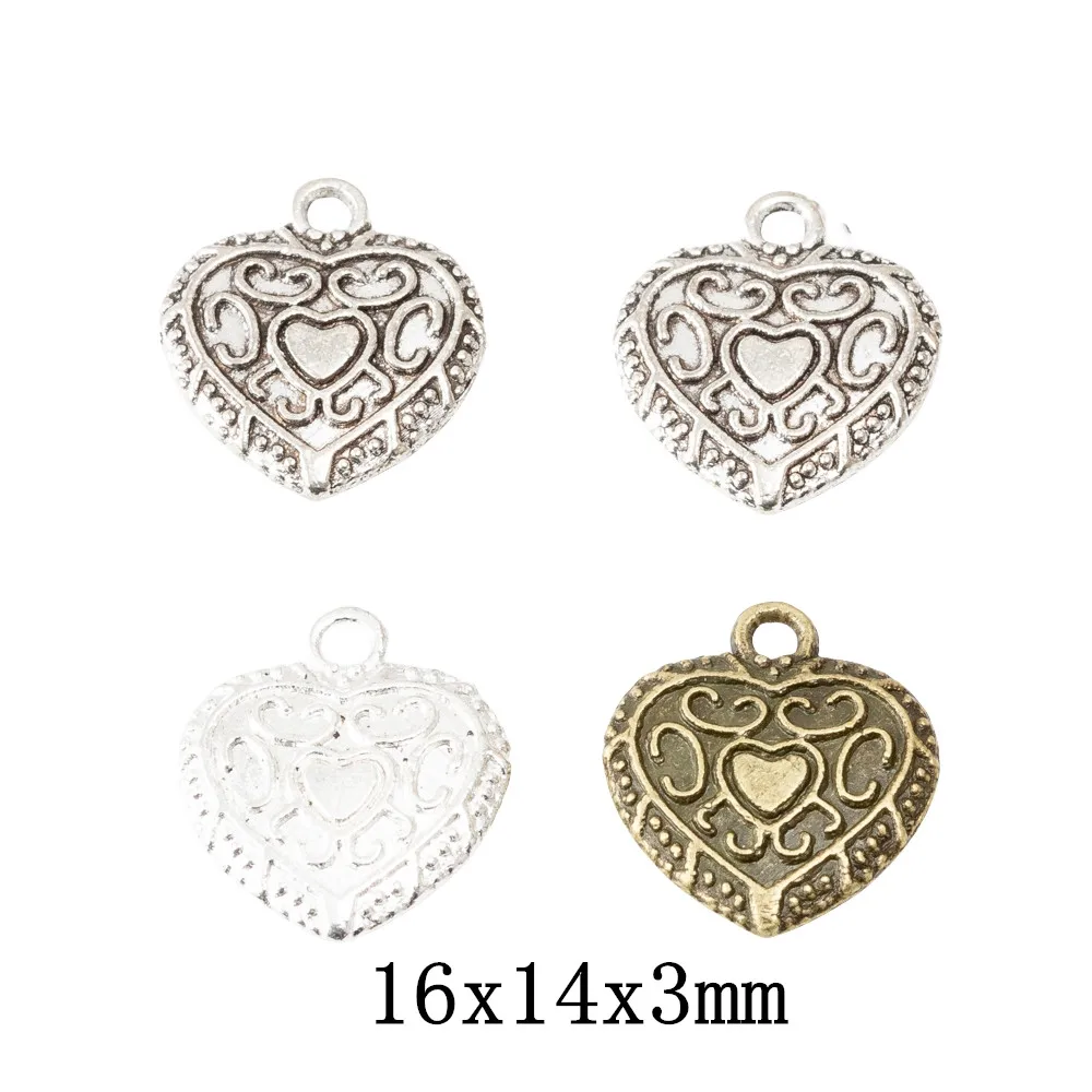 

35pieces (love) vintage zinc alloy charm metal pendant DIY jewelry discovery making accessories2089