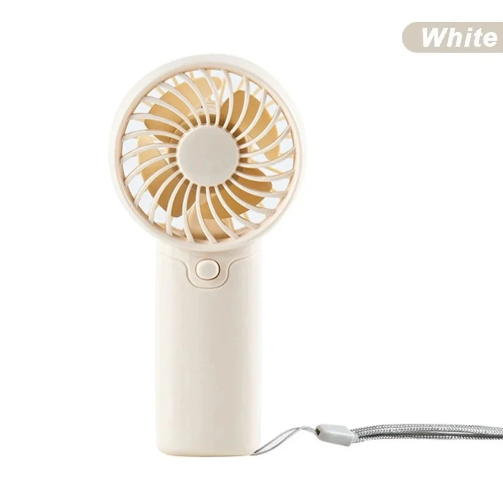 Outdoor Travel Mini  Cooling Fan Portable Student Dormitory Noise Small Electric Fan Cute Creative Handheld Fan
