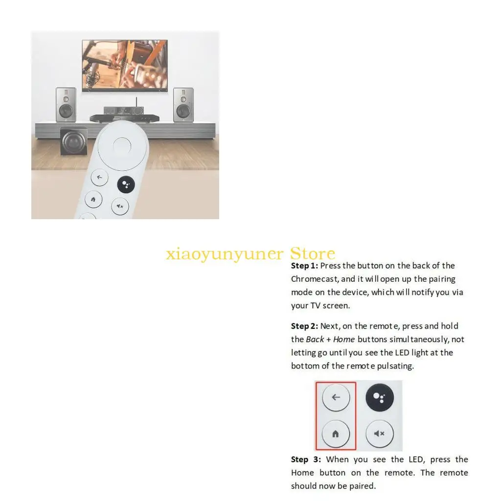 

Замена P9JB G9N9N для пульта дистанционного управления GoogleChromecast 2020 Voice BT