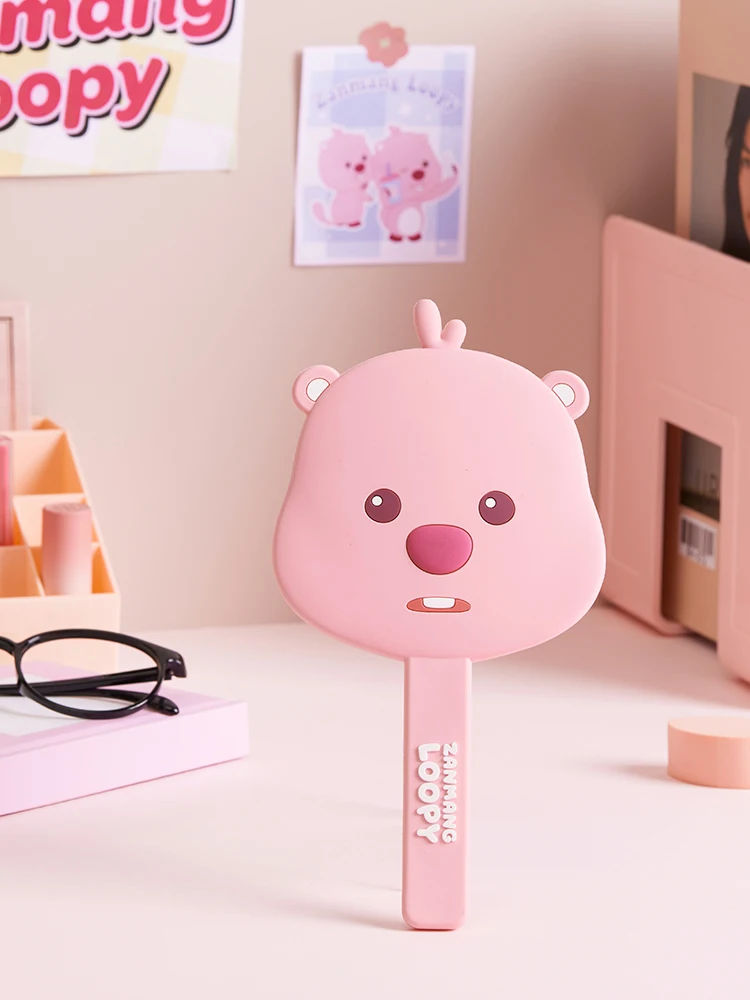 

MINISO Zanmeng Lupi series cute fun handheld make-up mirror portable mirror make-up mirror to carry around