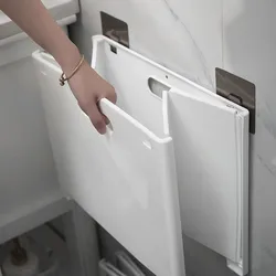 Bathroom Clothes Storage Basket Bathroom Household Foldable Artifact Dirty Clothes Storage Basket Wall Mounted Storage Frame