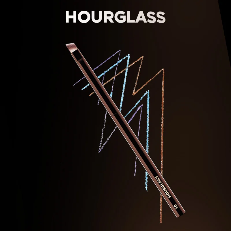 Hourglass-Pinceaux de maquillage, poudre, fond de teint, correcteur, fard à joues, bronzant, ombre à barrage, eye-blogueur, pinceau sculptant