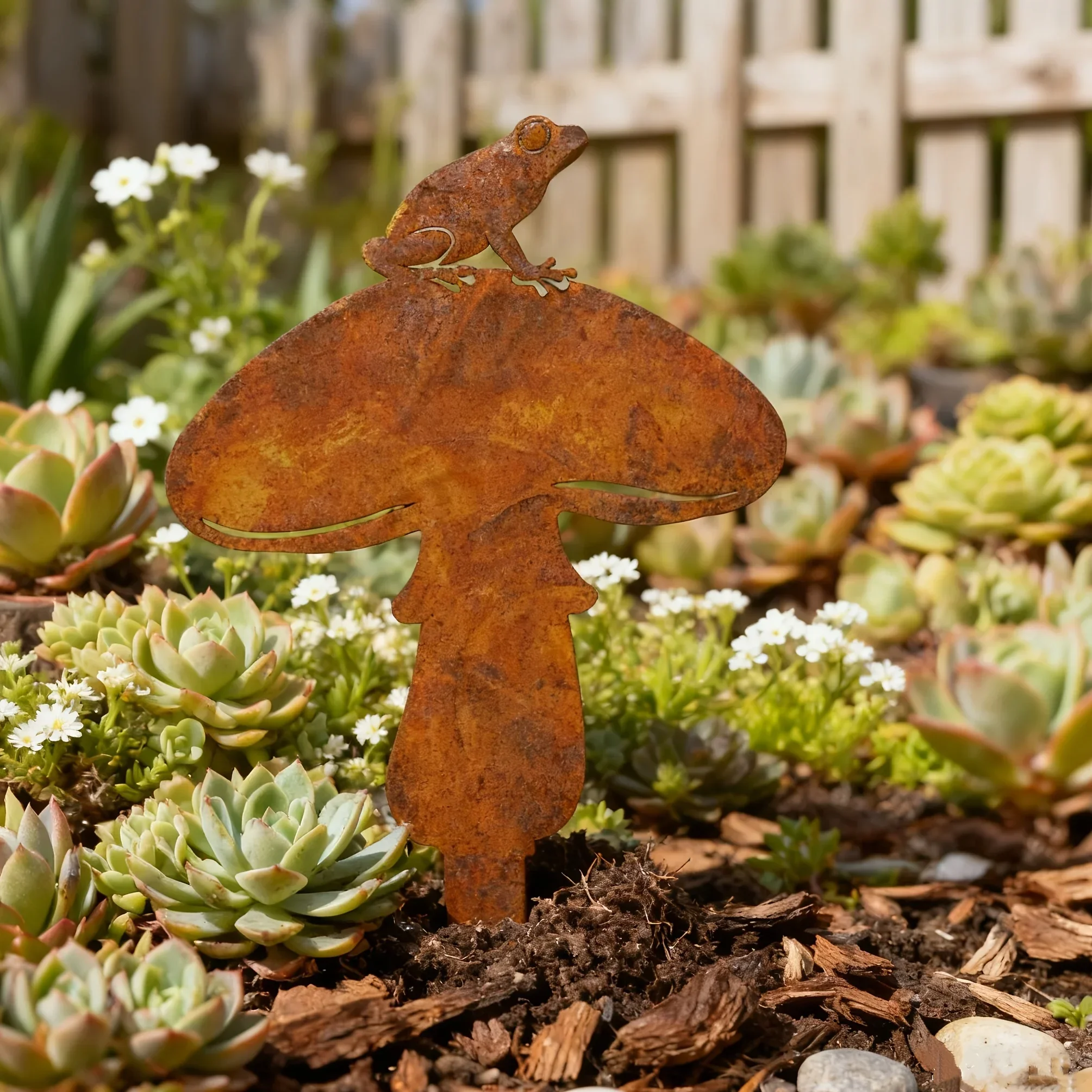 【2D Flat】2D Outdoor Garden Decor - Versatile Yard Sign, Ground Insert & Plant Stake for Seasonal Themes & Holiday Celebrations