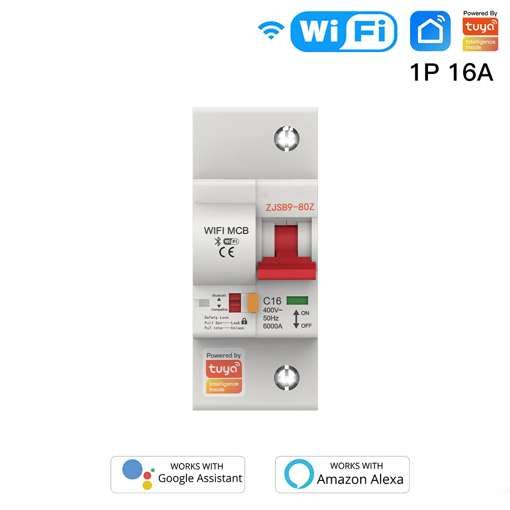 1P(2P,3P,4P) 16A/20A/32A/40A/50A/63A/80A/100A الذكية واي فاي قطاع دارة IoT الهواء التبديل الزائد حماية من زيادة التيار القصير #3