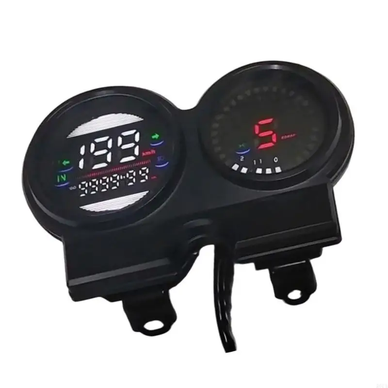 High Sensitivity Digital Motorcycle Cluster Real Time Speed Monitoring Easy Installation For 125cc Bikes Metal Plastic Housing