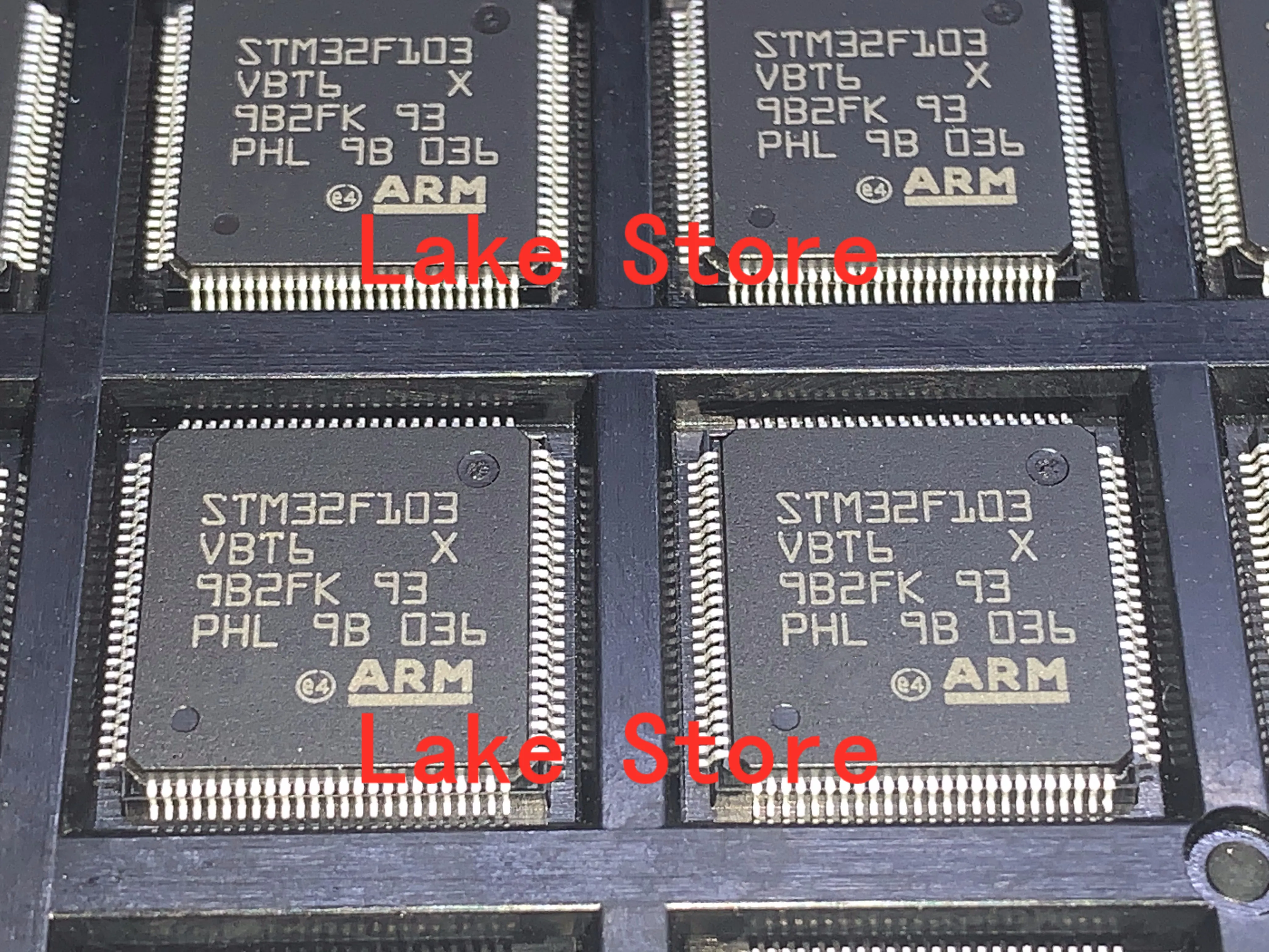 10 unids/lote STM32F103VBT6 STM32F103VB STM32F103 LQFP100 32F103VBT6 en stock